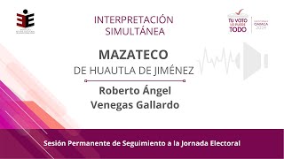 Sesión Permanente de Seguimiento a la Jornada ElectoralMazateco de Huatla de Jiménez 02062024 [upl. by Pontus819]