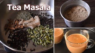 Tea Masala  Chai Masala Powder  How to make Tea Masala  Masala Chai  Chai masala [upl. by Neitsirk]