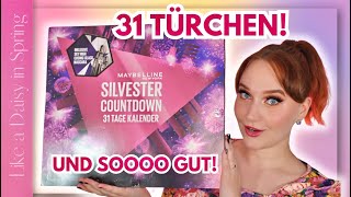 Maybelline Adventskalender 2023 Unboxing  31 TÜRCHEN UND TOLLER INHALT 😍  LikeADaisyInSpring [upl. by Elman]