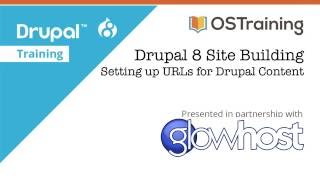 Drupal 8 Site Building Lesson 10 Pathauto and URLs [upl. by Neelhsa647]