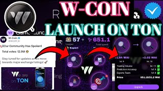 WCoin WAI Upgrade। WCoin Coin Trading। WCoin Listing Update । WCoin Airdrop। WCoin Mining। [upl. by Cira777]