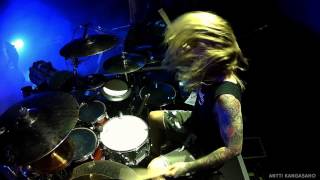 Hannes Van Dahl Sabaton Drumcam  Carolus Rex  Helsinki Ice Hall Finland 2422017 [upl. by Malvie]