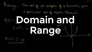 Domain and Range  O Level Additional Mathematics [upl. by Nerua]