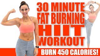 30 Minute FATBURNING HIIT WORKOUT 🔥Burn 450 Calories 🔥Sydney Cummings [upl. by Redienhcs]