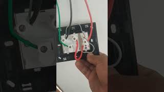 ⚡Single socket and switch connection small electric board wiring electric connection switchsocket [upl. by Lemahs746]