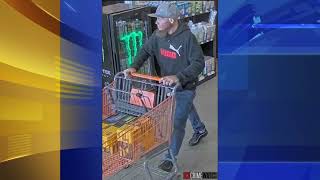 Police search for man accused of stealing 800 in tools from Home Depot in Bucks County [upl. by Wexler431]