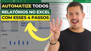 Como criar RELATÓRIO AUTOMÁTICO no Excel [upl. by Euphemiah]