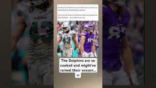 Did The Dolphins Ruin Their Own Season 😭 nfl football shorts [upl. by Ardy474]