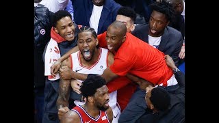 Kawhi Leonard Sends Philadelphia 76ers Home With Epic BuzzerBeater in Game 7 [upl. by Acinomaj531]