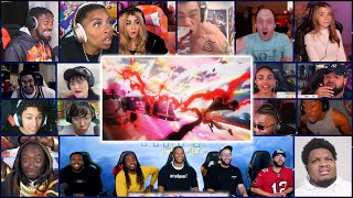 Shanks vs Kid  One Piece Episode 1112 Reaction Mashup [upl. by Kenlay]