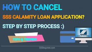 How to Cancel SSS Calamity Loanupdated 2020 [upl. by Westphal]