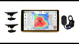 Satellite land leveling sytem plot measurement tutorial with land survey [upl. by Kelci]