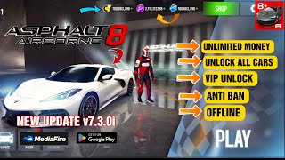 Asphalt 8 Airborne APKMOD v731a MODUnlimited Money VIPFree Shopping Android Download [upl. by Lissa]