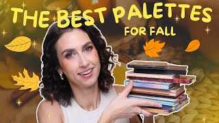 THE BEST EYESHADOW PALETTES FOR FALL 🍁🍂🤩 [upl. by Xanthe]