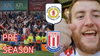 LOCAL DERBY PRE SEASON WIN  Stoke City Matchday VLOG vs Crewe AWAY [upl. by Farland]