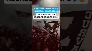 SASSUOLO NAPOLI 16  SERIE A  SETTORE OSPITI INCITA IL NAPOLI al GOL GUARDATE POI COSA ACCADE😱 [upl. by Carena]