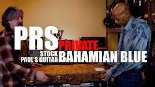 PRS PRIVATE STOCK PAUL’S GUITAR BAHAMIAN BLUE  Wild West Guitar Talk 2021 [upl. by Ejrog]