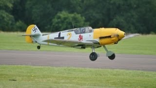 LARGE SCALE RC  ME BF109E  ROUGHAM RC PLANES 2012 [upl. by Ahterod]