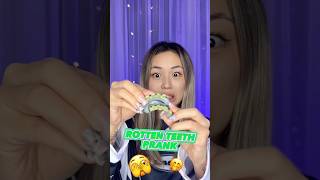 ROTTEN TEETH PRANK shorts iribabyworld prank [upl. by Cloe]