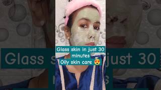 Glass skincare Routine 🔥 Oily acne prone skin 🩷 ytshorts shorts glassskin skincareroutine [upl. by Poole713]