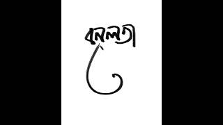 Bangla typography typographyinspired art shorts [upl. by Letsirk417]