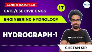 Hydrograph  1  Lec 17  Engineering Hydrology  GATEESE Civil Engineering Exam  Chetan Sir [upl. by Rashidi]