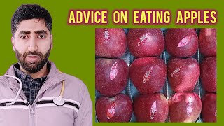 Advice on eating apples in Urdu or Hindi Kashmiri version on my Facebook page [upl. by Emmery]