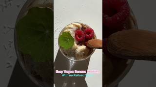 Delicious Vegan Banana Pudding with No Sugar [upl. by Auqeenahs576]