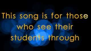 LYRICS You Have Made A Difference  A Teacher appreciation song [upl. by Alac]