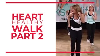 Walk at Home  Heart Healthy Walk Part 2 [upl. by Ahcim]