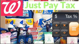 FREE Stuff  Walgreens Couponing  JUST PAY TAX [upl. by Gorga]