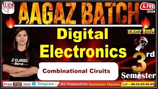 37 Digital Electronics UPBTE 3rd Semester आगाज बैच  JE CLASSES Meerut  Upbte 3rd Semester [upl. by Christiane]