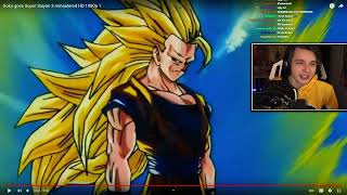 GOKUS SUPER SAIYAN 3 FIRST REACTION Dragon Ball Z [upl. by Enaxor]