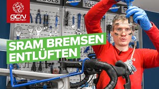 Wie man hydraulische SRAM Bremsen entlüftet [upl. by Merce]