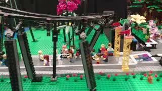 Roller coaster 100 Lego motorisé version 2024 [upl. by Rodolphe315]