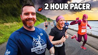 Clearer Water Antrim Coast Half Marathon 2023  Official Race Vlog [upl. by Catlaina]