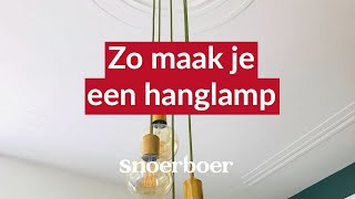 Hoe maak ik een hanglamp  Snoerboer [upl. by Ycnalc93]