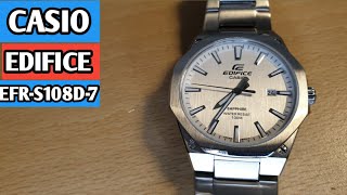 The Best Digital Watch Casio Edifice EFRS108D7 Review [upl. by Pazit]