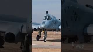 Watch the A10 Thunderbolt II Takeoff Process military shorts usa [upl. by Notnert]