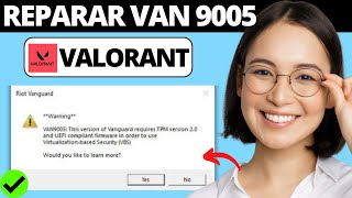 Cómo Reparar el Error Valorant VAN 9005 Windows 10  11 [upl. by Sibel]