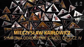 Mieczysław Karłowicz  Symfonia Odrodzenie emoll op7 cz IV  Bergmann × Filharmonia Szczecin [upl. by Ahel811]