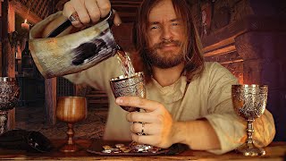 🛡️ASMR🛡️ Midnight Medieval Tavern Innkeeper [upl. by Aikas]