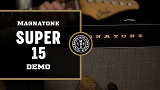 Magnatone Super 15 Demo  Midwood Guitar Studio [upl. by Peggi12]