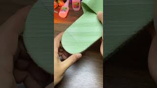 slippers cuttingskills glue [upl. by Anaehr]