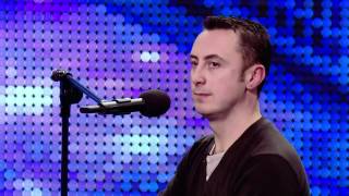 Graham Blackledge Funny HD Comic Organ playing Britains got talent 2012 auditions 31 04 2012 [upl. by Ozzie]