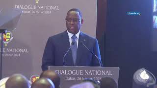 Diamniadio  Macky Sall lance le dialogue national [upl. by Sidnala]