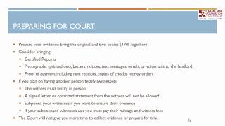 Know Your Rights Unlawful Detainer Trial Preparation [upl. by Kynthia891]