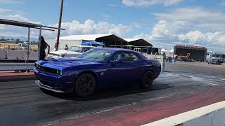 New Hoosier Drag Bracket Radials on Dodge Challenger 1320 [upl. by Algernon]