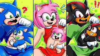 Brewing Cute Pregnant amp Baby Cute Factory  Sonic The Hedgehog 3 Animation [upl. by Nirel911]