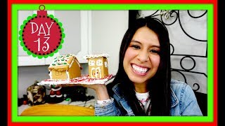 GINGERBREAD HOUSES  VLOGMAS DAY 13 [upl. by Mitman]